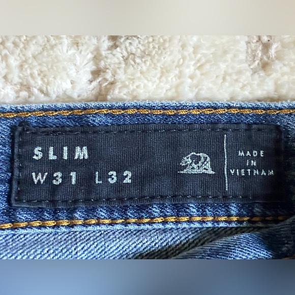 Bullhead Denim Co. Blue Jeans Slim W31/L32 Mens Great Condition - Picture 3 of 9